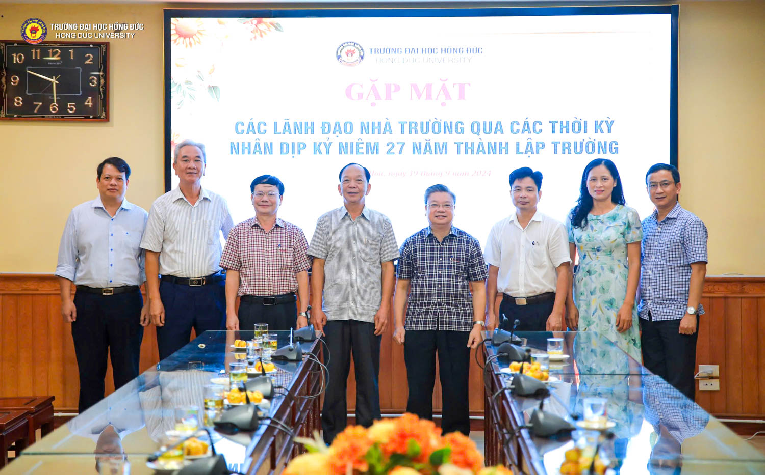 Toạ đàm kỷ niệm 27 năm thành lập Trường Đại học Hồng Đức (24/9/1997 -24/9/2024)